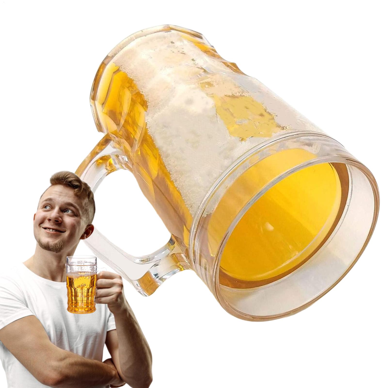 Prank Toys - Поддельная пивная кружка, забавная чашка для