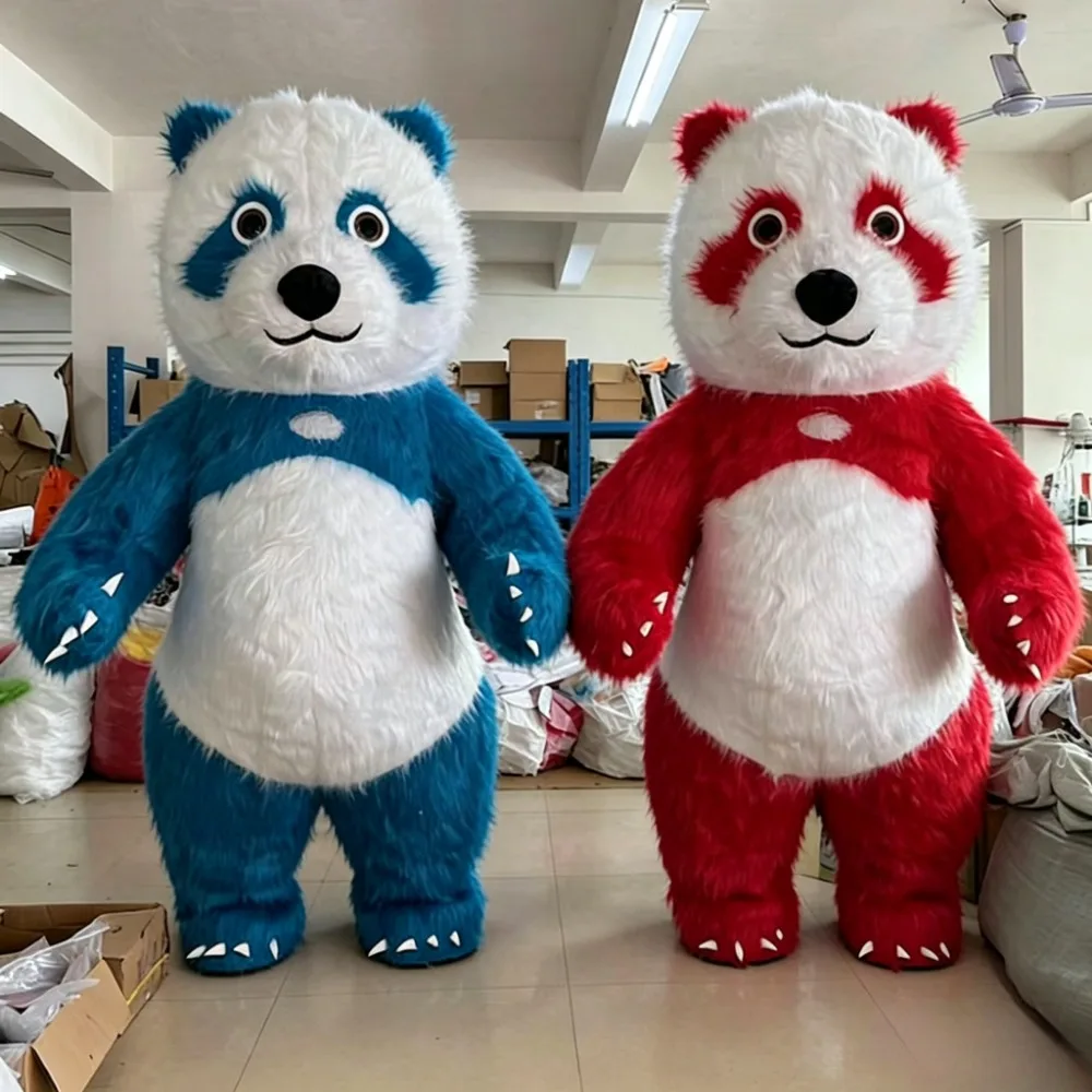 Costumes - Надувной костюм-маскот гигантской панды, яркий, для