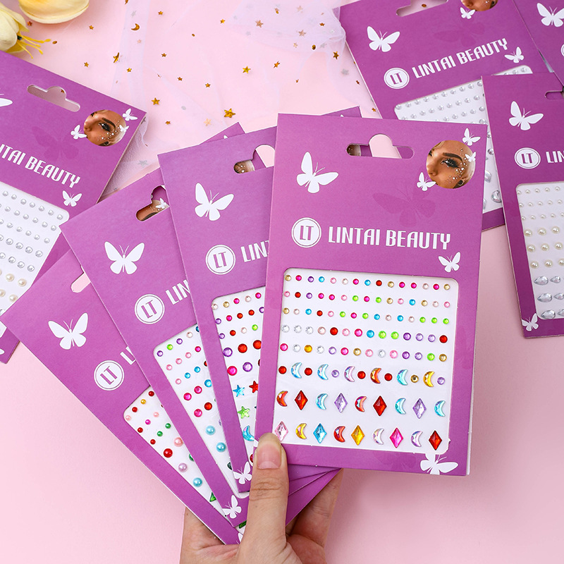 Party Supplies - Хит продаж: Самоклеящиеся водостойкие стразы-капли для