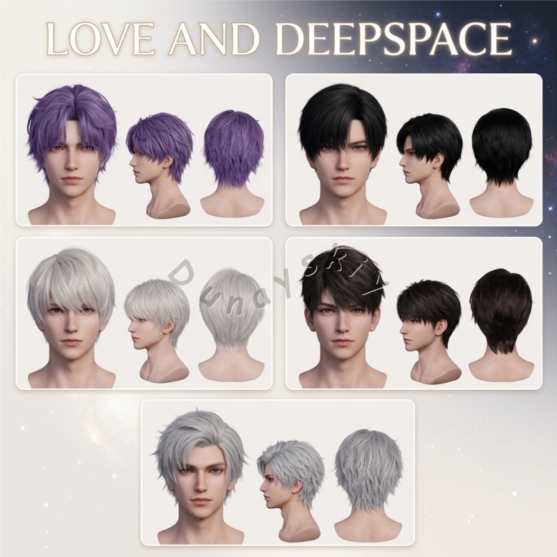 Anime Cosplay Wig Heat Resistant - Парик для косплея Love And Deepspace
