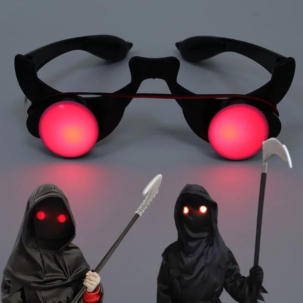E9 Хэллоуинские очки с красным – обзор и цена Glow In The Dark Party Glasses
