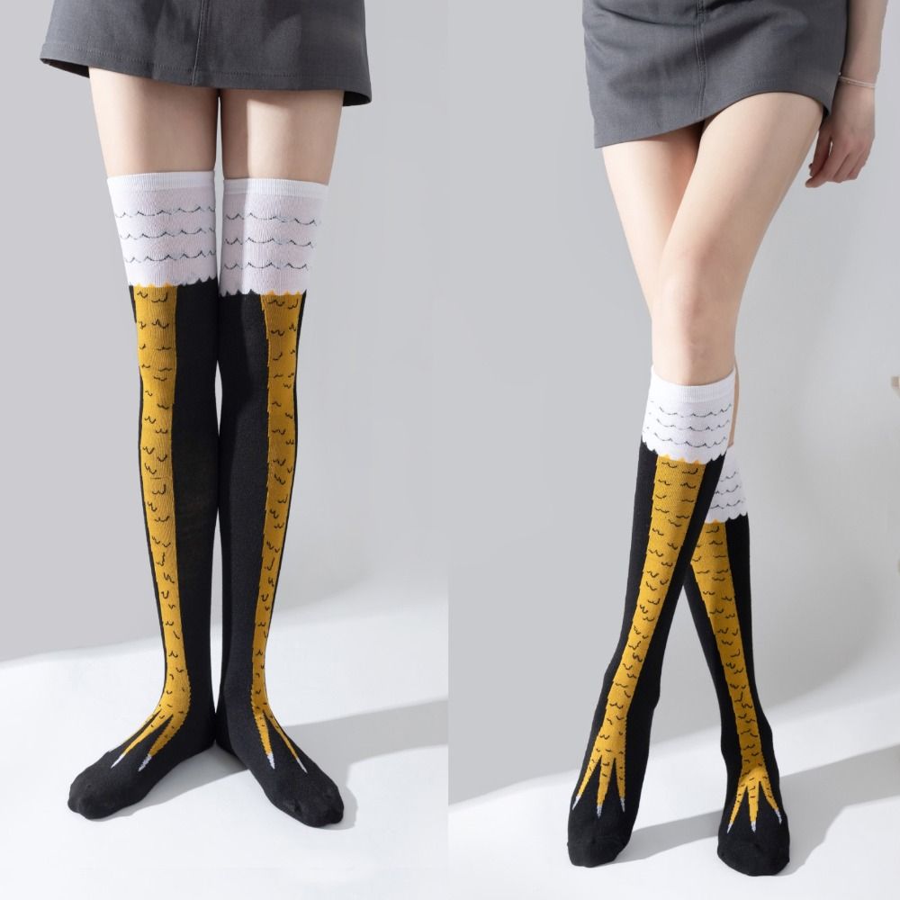 Носки хлопковые высокие компре – обзор и цена Funny Chicken Leg Socks