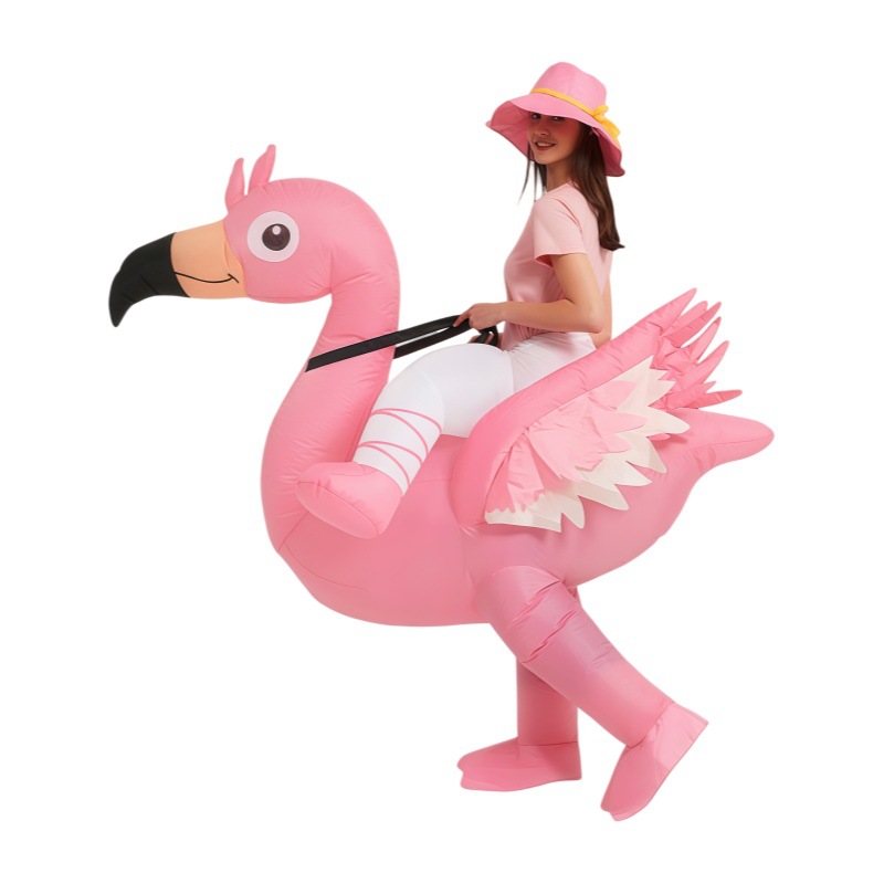 Розовый надувной костюм фламин – обзор и цена Costumes
