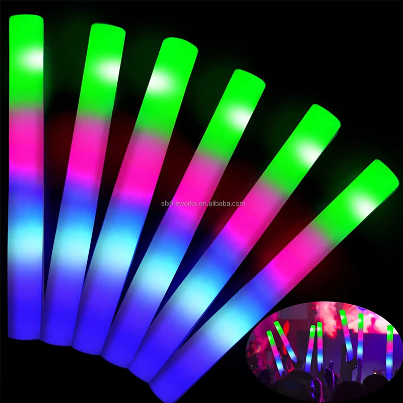 20 шт пены светящихся палочек  – обзор и цена Flashing Led Foam Sticks Party