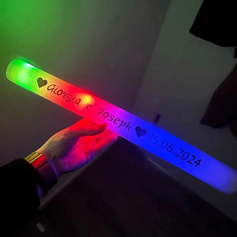 30 светящихся палочек из пеноп – обзор и цена Flashing Led Foam Sticks Party