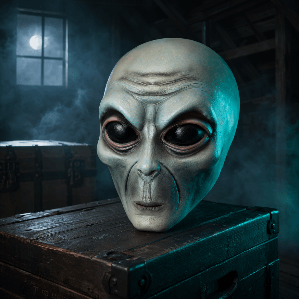 Маска из латекса в виде инопла – обзор и цена Latex Alien Mask Realistic